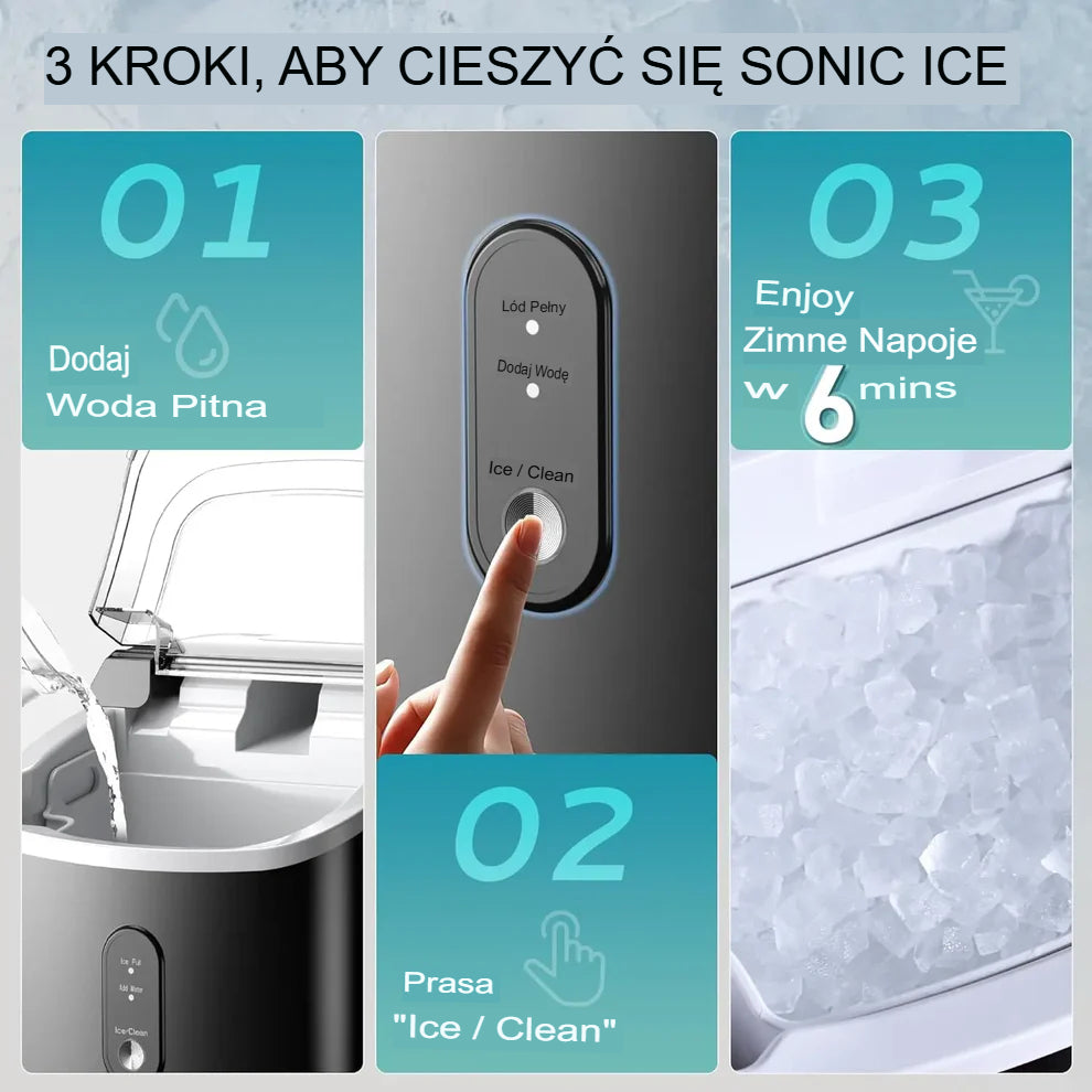 Maszyna do lodu Nugget Ice Maker na blat